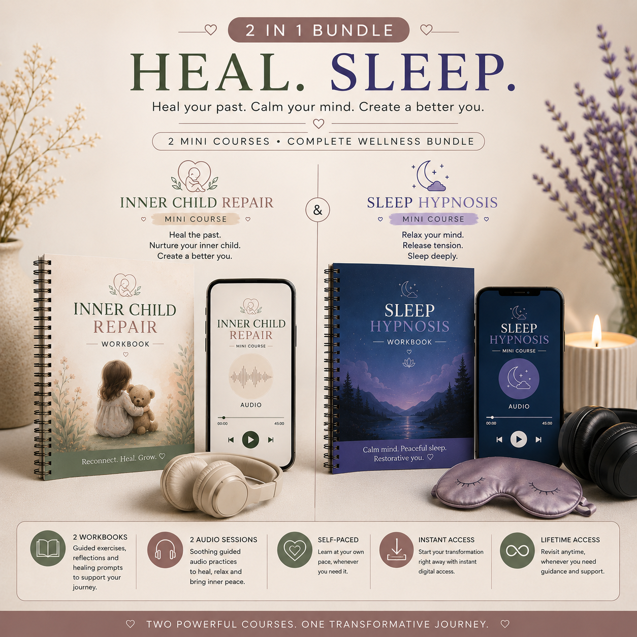 Bundle – Inner Child Repair + Sleep Hypnosis